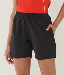 Finden & Hales Ladies Microfibre Shorts
